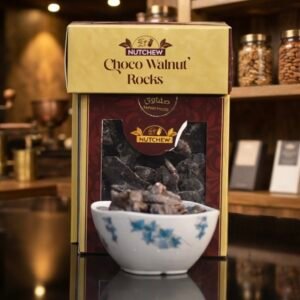 NutChew Choco Walnut Rocks | Premium Chocolate Walnut Clusters | 250 g