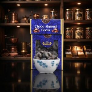 NutChew Choco Almond Rocks | Premium Crunchy Chocolate Bites | 250 g